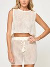 Sander Top in Cream