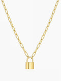 Kara Padlock Charm Necklace