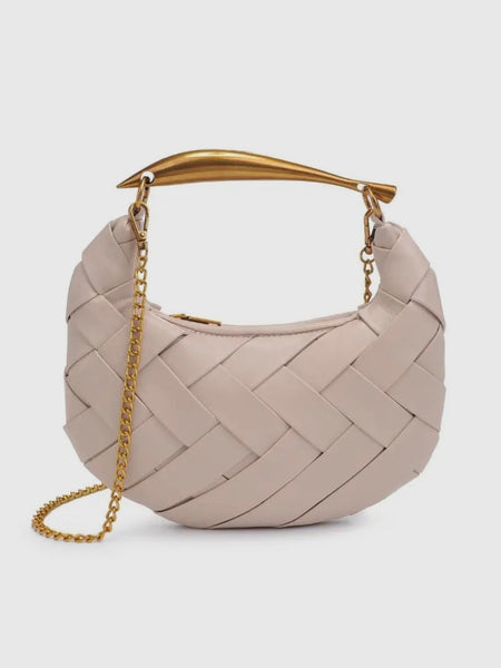 Ursula Woven Bag in Ivory