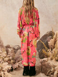 Libertine Reversible Robe in Cayenne