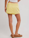 Galivanting Skort in Lemon Ice