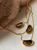 Angie Tiger Eye Pendant Necklace