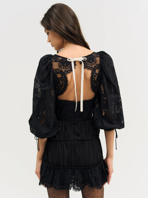 Ellis Mini Dress in Black