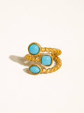 Tansia Stone Ring in Turquoise