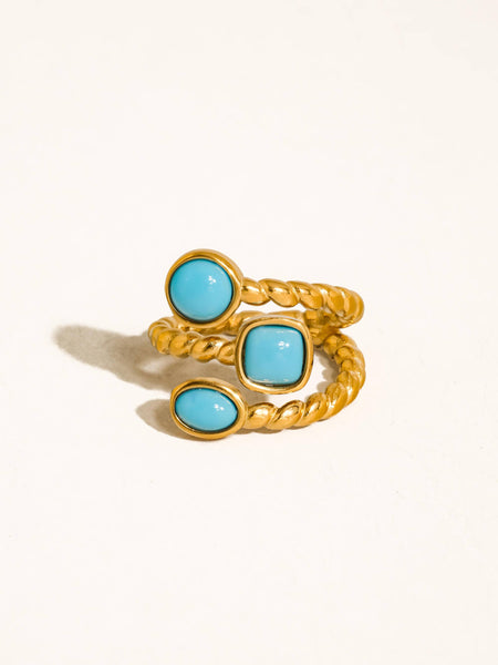 Tansia Stone Ring in Turquoise