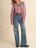 Such A Steph Blouse in Orchid Floral