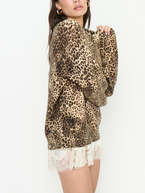 Feel Good Sweater in Mod Leopard Knit
