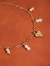 Paray Pearl Heart Charm Necklace
