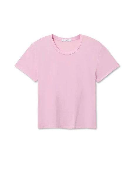 Harley Boxy Crew Tee in Sugar Pink