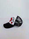 KC Love & Dice Trucker Hat in Black & White