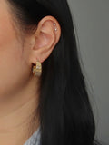 Stella Ribbed Hoops
