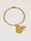 Lark Coin Moon Chain Bracelet