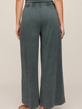 Scout Jersey Crop Flare in Emerald Cove