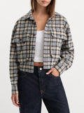 The Patch Pocket Shirt in Tan Plaid
