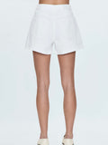 Saige Short in Polished White
