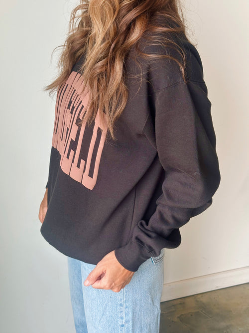 SPRINGFIELD Sweatshirt in Black & Brown