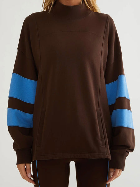 Jaylyn Sweatshirt in Caribou Blue