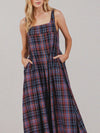 Plaid To The Bone Midi in Midnight Mix