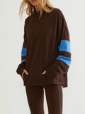 Jaylyn Sweatshirt in Caribou Blue