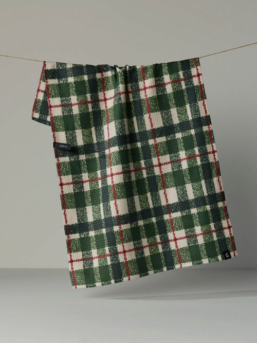 Juniper Plaid Luxe Kitchen Towel