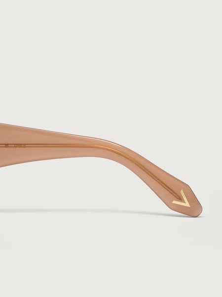 Bethnall Oval Sunglasses in Cocoa Taupe