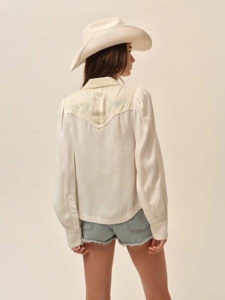 Debbie Button Up in Cream