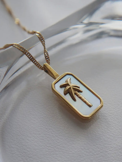 Palm Tree Necklace