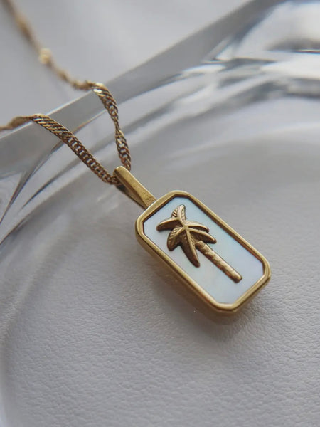 Palm Tree Necklace