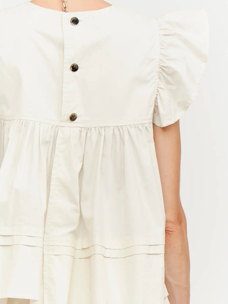 Leah Top in Cream
