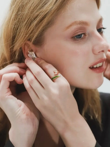 Tulip Open Ring