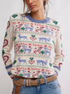 Blissful Layering Tee in Snowdrop Combo