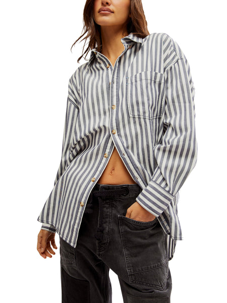 FP Freddie Striped Shirt Shirt in Nautical Combo