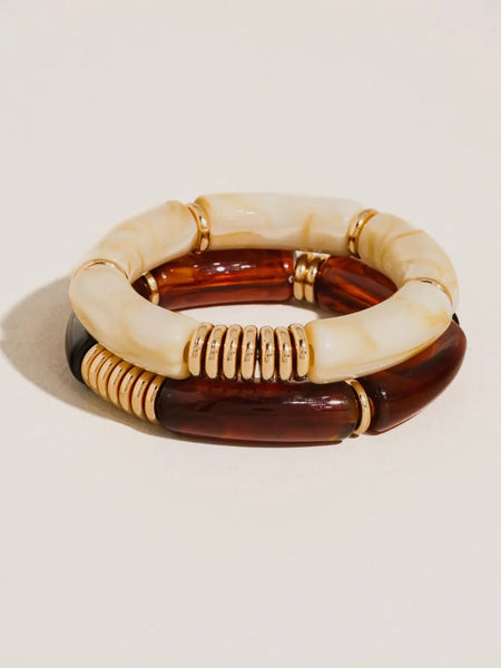 Cove Chunky Resin Bangle Set