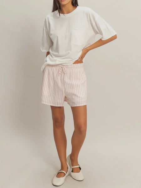 Pockets Please Tee in White