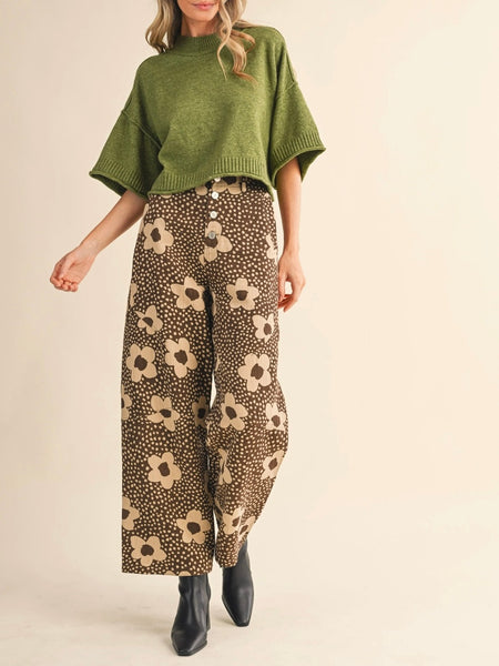 MOCKtauk Sweater in Olive