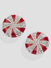 Holiday Peppermint Candy Earrings