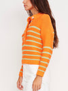 Amira Sweater in Orange & Mint