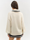 Marina Knit Cardigan in Ivory