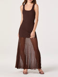 Glena Dress in Brown