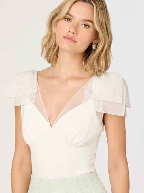 Maelie Bodysuit in White