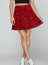 Shine, Santa, Shine Skirt in Red