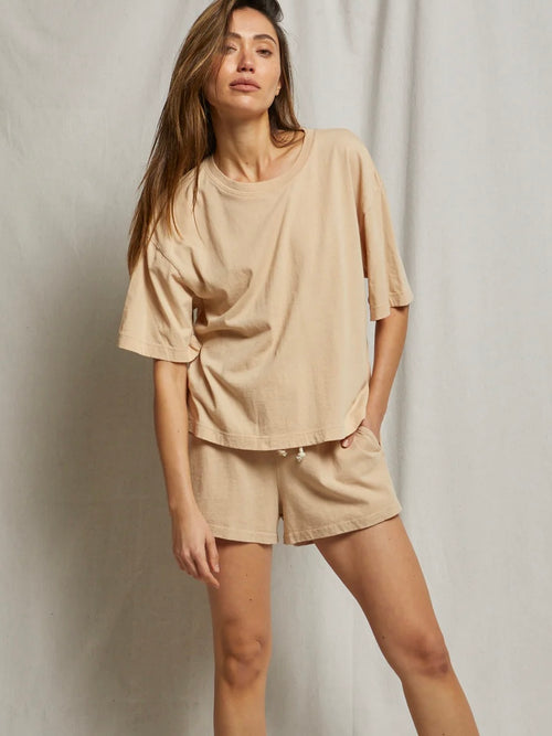 Gloria Supima Cotton T-Shirt in Sand Dune