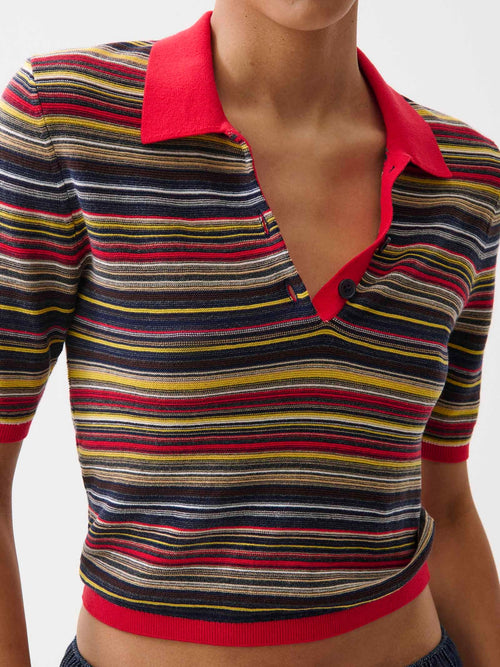 Ashlee Polo in Negroni Stripe