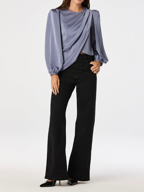 Beatrice Top in Slate Blue