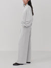 The Extra Wide Leg Pant 29.5 in Light Grey Marl
