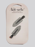 Metal Rhinestone Creaseless Clips 2pc