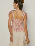 Charmed, I'm Sure Corset in Blush Garden
