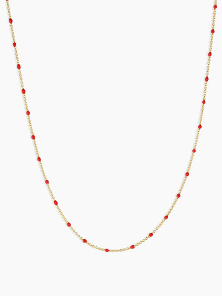 Capri Necklace in Red