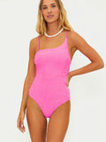 Athena One Piece in Strawberry Stand Terry