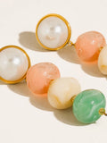 Alani Stone Earrings in Pastel